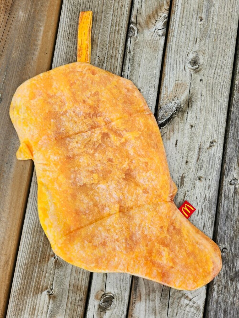 McDonald's Chicken Nugget McNuggets Christmas Stocking BOOT SHAPE NUGGET